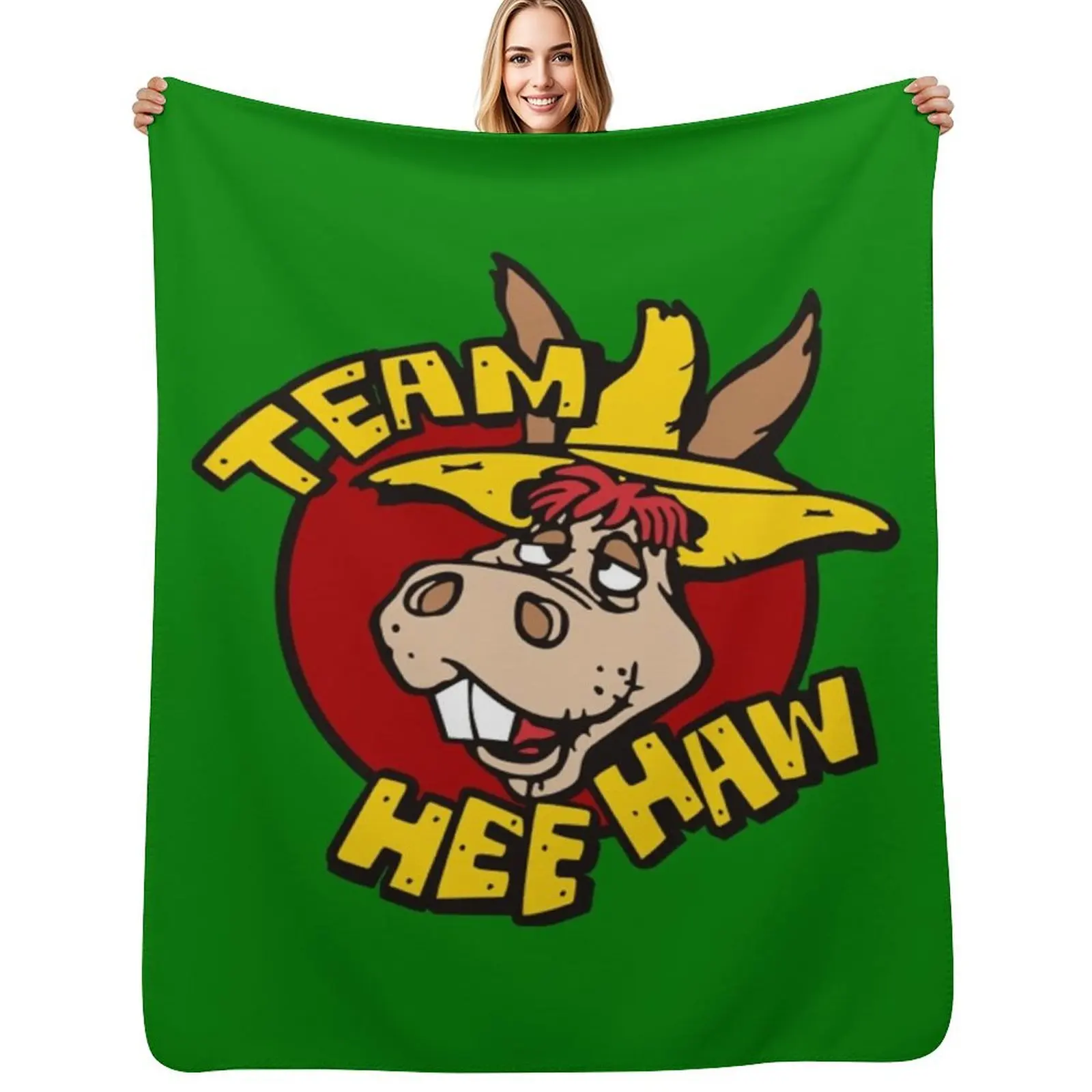 Team Hee Haw Throw Blanket Decoratives Luxury Designer Soft Warm Blankets
Team Hee Haw Throw Blanket Decoratives Luxury Designer Soft Warm Blankets