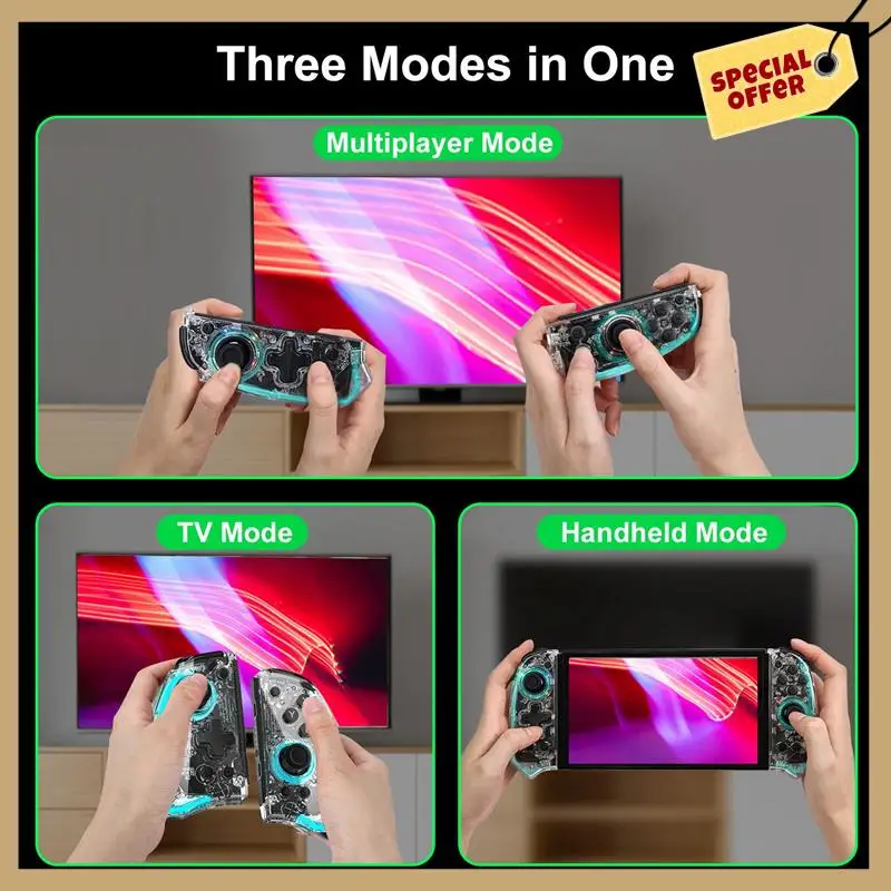 Elite Plus Joypad ALPS Analog Stick No Deadzone No Drifting With Light For Swtich/Lite/OLED B Durable Easy Install
Elite Plus Joypad ALPS Analog Stick No Deadzone No Drifting With Light For Swtich/Lite/OLED B Durable Easy Install