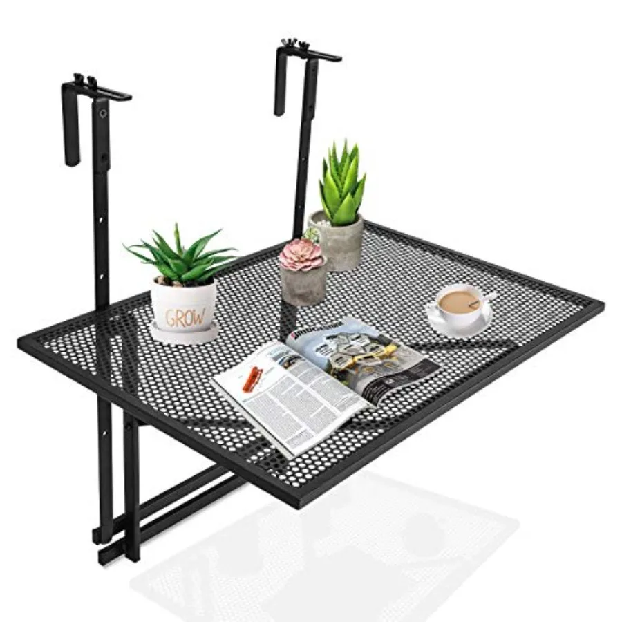 Outdoor Folding Hanging Table 5 Height Adjustable and Foldable Space Saving Railing Serving Table Width from 1.5 inch to 4 inch
Outdoor Folding Hanging Table 5 Height Adjustable and Foldable Space Saving Railing Serving Table Width from 1.5 inch to 4 inch