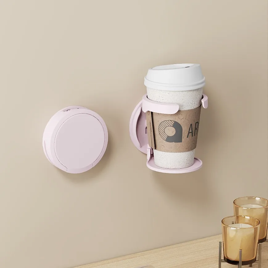 Folding cup holder, desk cabinet door, non-punching coffee rack, household dormitory wall-mounted cup rack
Folding cup holder, desk cabinet door, non-punching coffee rack, household dormitory wall-mounted cup rack