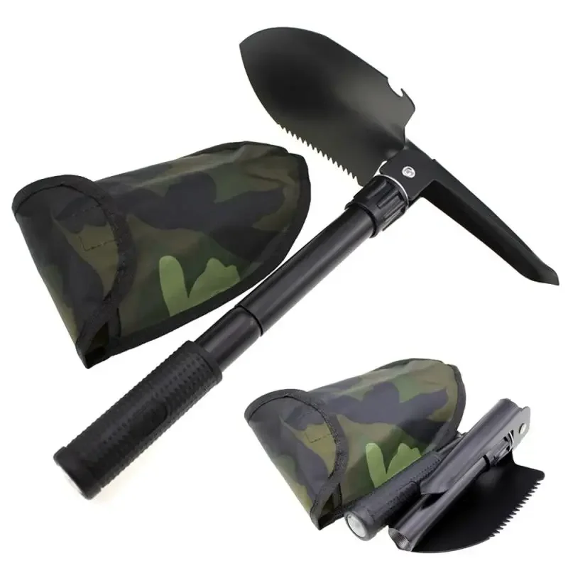 Collapsible Outdoor Camping Shovel Multifunctional Stainless Steel Camping Rescue Shovel Double-Ended Detachable Digging Shovel
Collapsible Outdoor Camping Shovel Multifunctional Stainless Steel Camping Rescue Shovel Double-Ended Detachable Digging Shovel