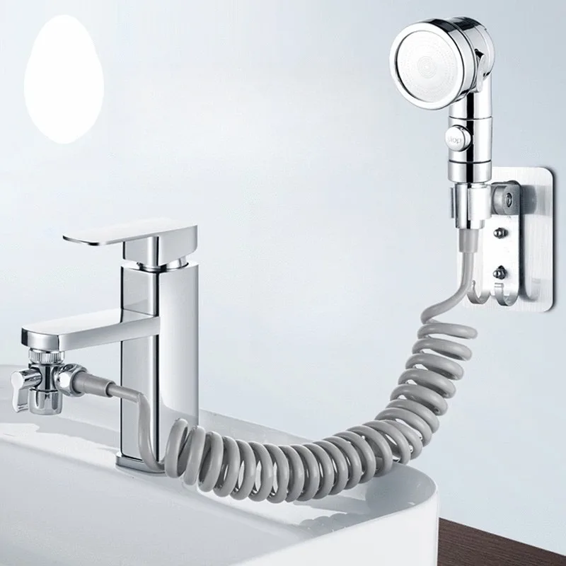 Three-stage one-button water stop shampoo booster shower external washbasin extended shower shower faucet external connection
Three-stage one-button water stop shampoo booster shower external washbasin extended shower shower faucet external connection