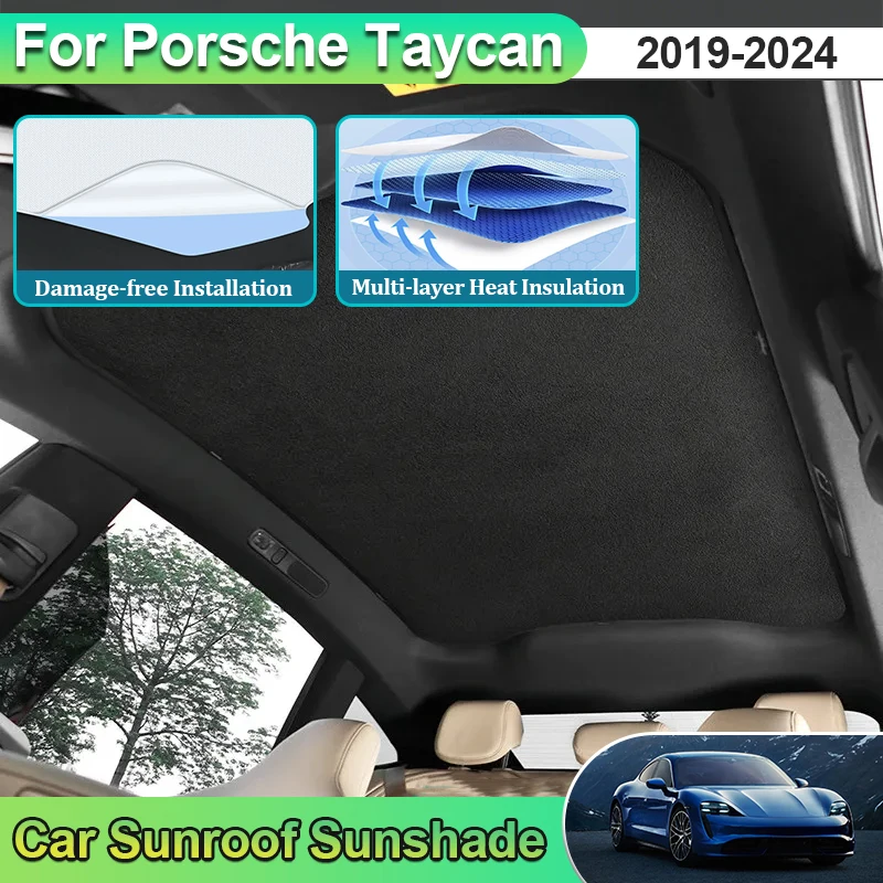 For Porsche Taycan Type 9J1 Accessories 2019-2024 Auto Electrostatic Adsorption Roof Sun Shades Heat Insulation Skylight Sticker
For Porsche Taycan Type 9J1 Accessories 2019-2024 Auto Electrostatic Adsorption Roof Sun Shades Heat Insulation Skylight Sticker