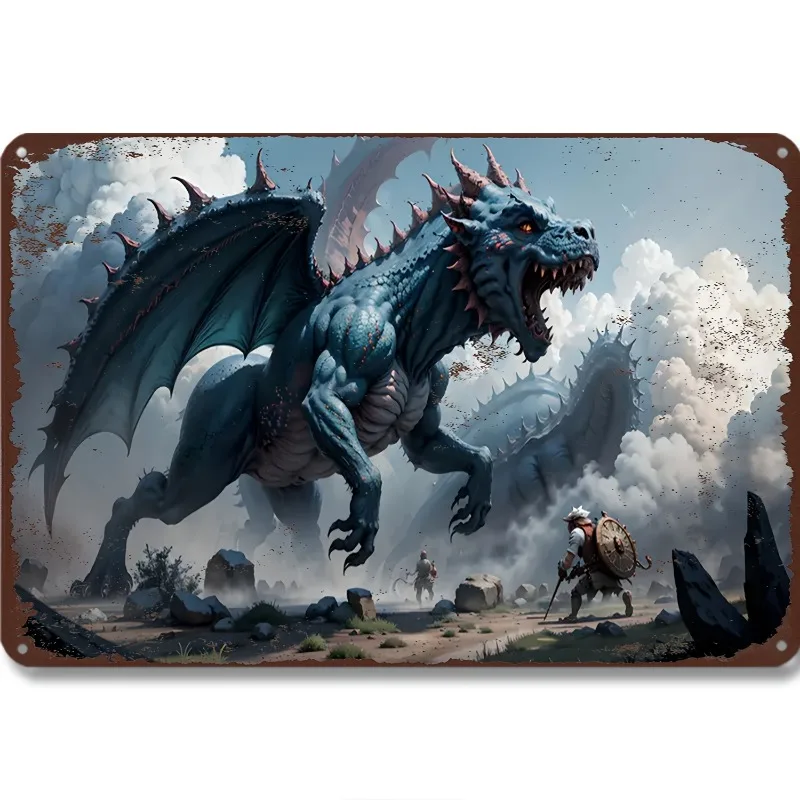 Fantasy Dragon Battle Metal Tin Sign, 7.9x11.8"/11.8x17.7" Aluminum Wall Art, Vintage Decorative Plaque for Home, Office, Hotel
Fantasy Dragon Battle Metal Tin Sign, 7.9x11.8"/11.8x17.7" Aluminum Wall Art, Vintage Decorative Plaque for Home, Office, Hotel