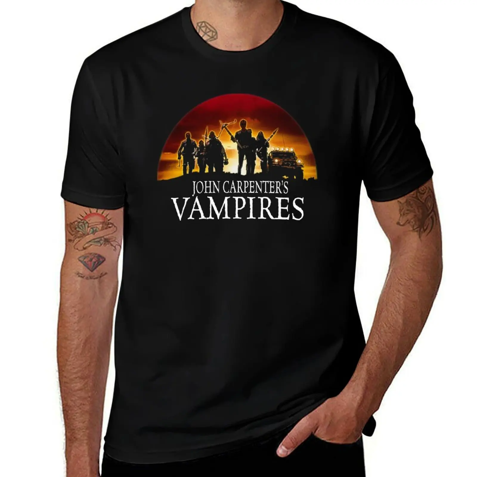 John Carpenter's Vampires T-Shirt printed t shirts for man men t shirt cotton 100% man t shirts graphic T-shirt
John Carpenter's Vampires T-Shirt printed t shirts for man men t shirt cotton 100% man t shirts graphic T-shirt
