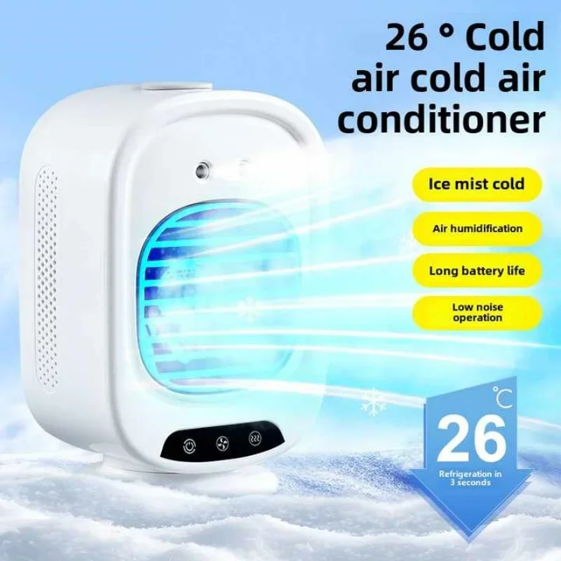 USB Rechargeable Mini Desktop Fan for Outdoor Hotels Car/RV Use for Summer Cool Mist Humidifying Three-Speed Bladeless Design
USB Rechargeable Mini Desktop Fan for Outdoor Hotels Car/RV Use for Summer Cool Mist Humidifying Three-Speed Bladeless Design