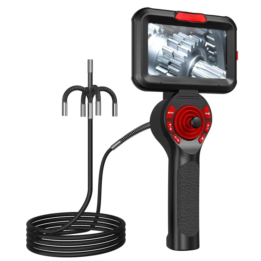 Industrial Endoscope Camera 2MP 3.9mm 1m Flexible Cable 720 Universal 4-Ways Rotation 5Inch Screen Borescope Night Vision
Industrial Endoscope Camera 2MP 3.9mm 1m Flexible Cable 720 Universal 4-Ways Rotation 5Inch Screen Borescope Night Vision