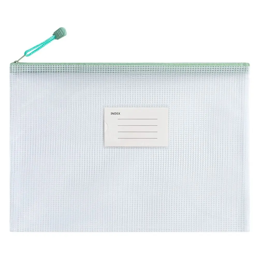 Portable PVC A4 Mesh File Bag Thickened Zipper Information Bag Large Capacity Subject Sorting Document Storage Bag Student
Portable PVC A4 Mesh File Bag Thickened Zipper Information Bag Large Capacity Subject Sorting Document Storage Bag Student