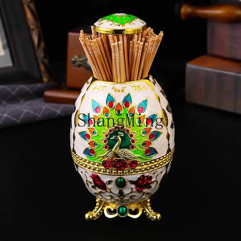 CL high-end toothpick holder, hand-pressed automatic toothpick box, metal toothpick jar creative ornament
CL high-end toothpick holder, hand-pressed automatic toothpick box, metal toothpick jar creative ornament