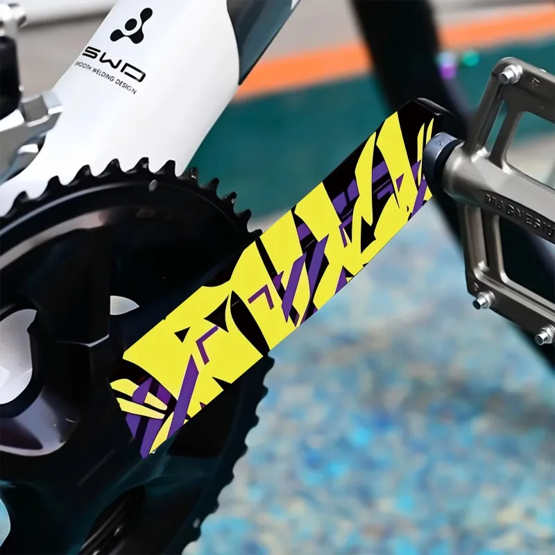 1SET Yellow Purple Graffiti Bicycle Crank Stickers, Waterproof Decals for MTB Bike Parts Decor
1SET Yellow Purple Graffiti Bicycle Crank Stickers, Waterproof Decals for MTB Bike Parts Decor