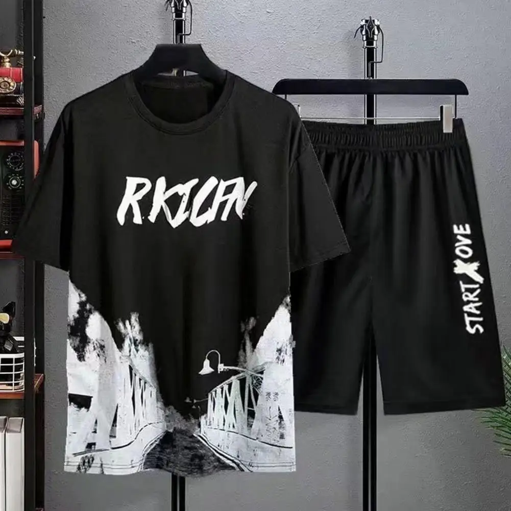 Comfortable Men Casual Outfit Men's Summer Casual Outfit Set with Boat Print T-shirt Wide Leg Shorts Beach Vacation for Men
Comfortable Men Casual Outfit Men's Summer Casual Outfit Set with Boat Print T-shirt Wide Leg Shorts Beach Vacation for Men