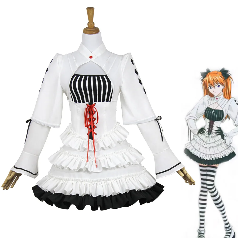 Anime Inspired Lolita Maid Dress Cosplay Costume Long Sleeve Corset Tiered Skirt with Headwear Gloves Socks Set
Anime Inspired Lolita Maid Dress Cosplay Costume Long Sleeve Corset Tiered Skirt with Headwear Gloves Socks Set