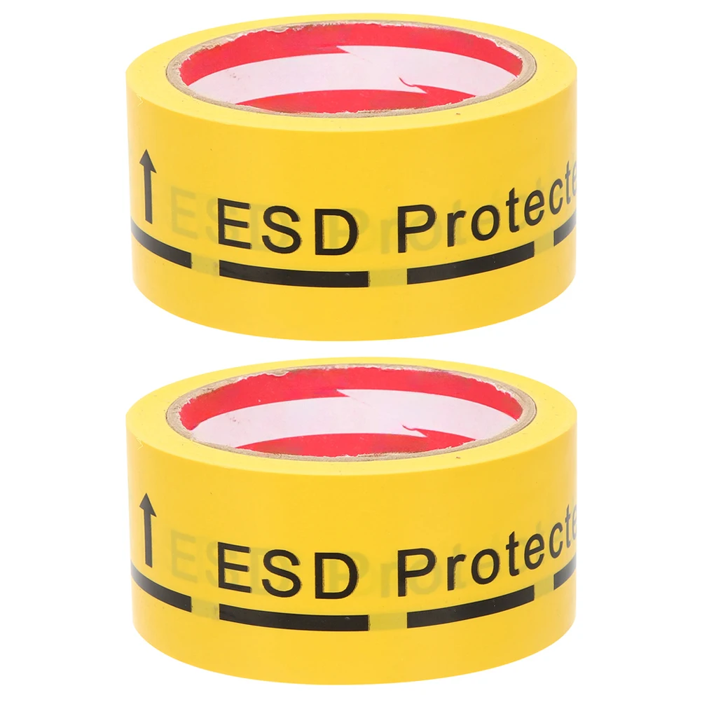 2 Rolls Anti Static Warning Tape PVC Caution Safety Packaging Electrostatic Decals Stickers High Contrast Color
2 Rolls Anti Static Warning Tape PVC Caution Safety Packaging Electrostatic Decals Stickers High Contrast Color