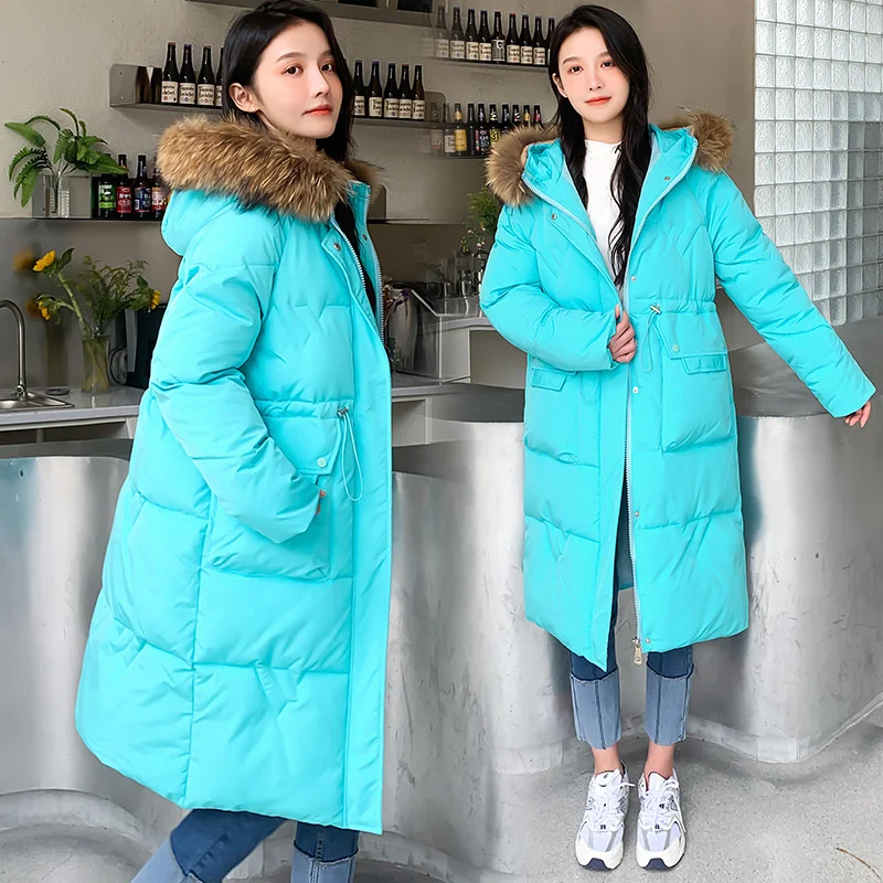 2022 New Women Winter Jacket Long Coat Fur Collar Hooded Down Cotton Parka Overcoat Oversize Warm Cotton Wadded Jacket Outwear
2022 New Women Winter Jacket Long Coat Fur Collar Hooded Down Cotton Parka Overcoat Oversize Warm Cotton Wadded Jacket Outwear