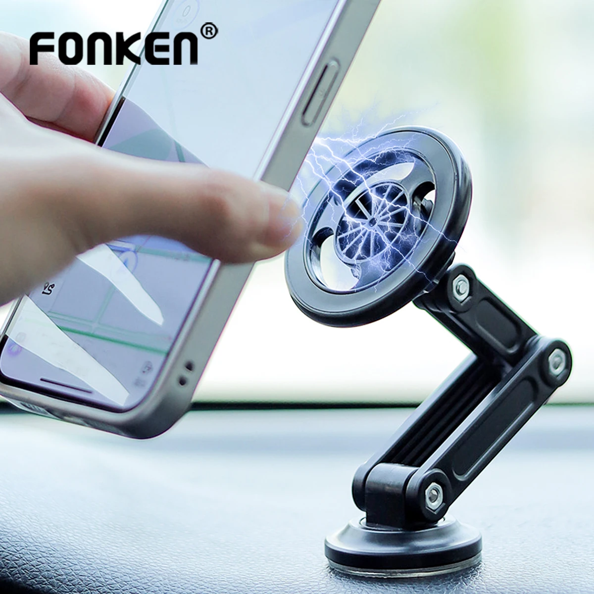 For Magsafe 360 Rotate Metal Magnetic Car Phone Holder Foldable Phone Stand Air Vent Magnet Mount GPS Support For All phone
For Magsafe 360 Rotate Metal Magnetic Car Phone Holder Foldable Phone Stand Air Vent Magnet Mount GPS Support For All phone