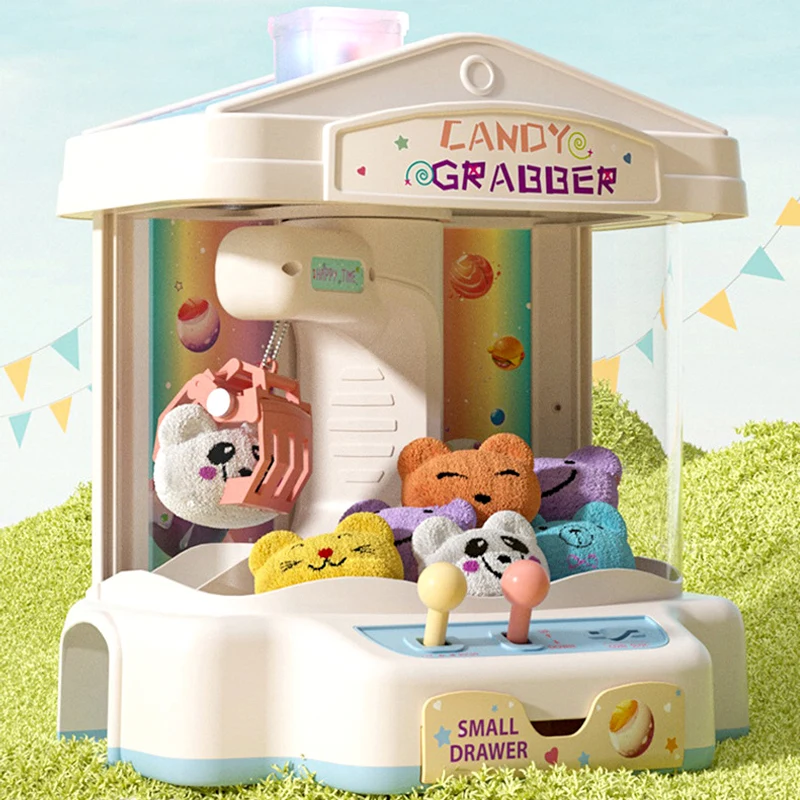 Kids Claw Machine Toy Stuffed Doll raffle Game Currency With Music Luminous 31CM Mini Arcade Machine For Children Gifts
Kids Claw Machine Toy Stuffed Doll raffle Game Currency With Music Luminous 31CM Mini Arcade Machine For Children Gifts