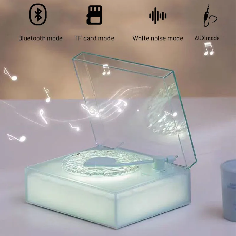 Портативный Bluetooth-динамик с белым шумом, стерео объемный звук, помощь в сна, музыкальная шкатулка, TF-карта, MP3-плеер, проекционный свет RGB
Портативный Bluetooth-динамик с белым шумом, стерео объемный звук, помощь в сна, музыкальная шкатулка, TF-карта, MP3-плеер, проекционный свет RGB