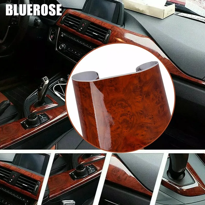 High Glossy Wood Grain Car Interior Stickers Waterproof Vintage Self Adhesive Vinyl Decal Film for DIY Furniture Doors and Auto
High Glossy Wood Grain Car Interior Stickers Waterproof Vintage Self Adhesive Vinyl Decal Film for DIY Furniture Doors and Auto