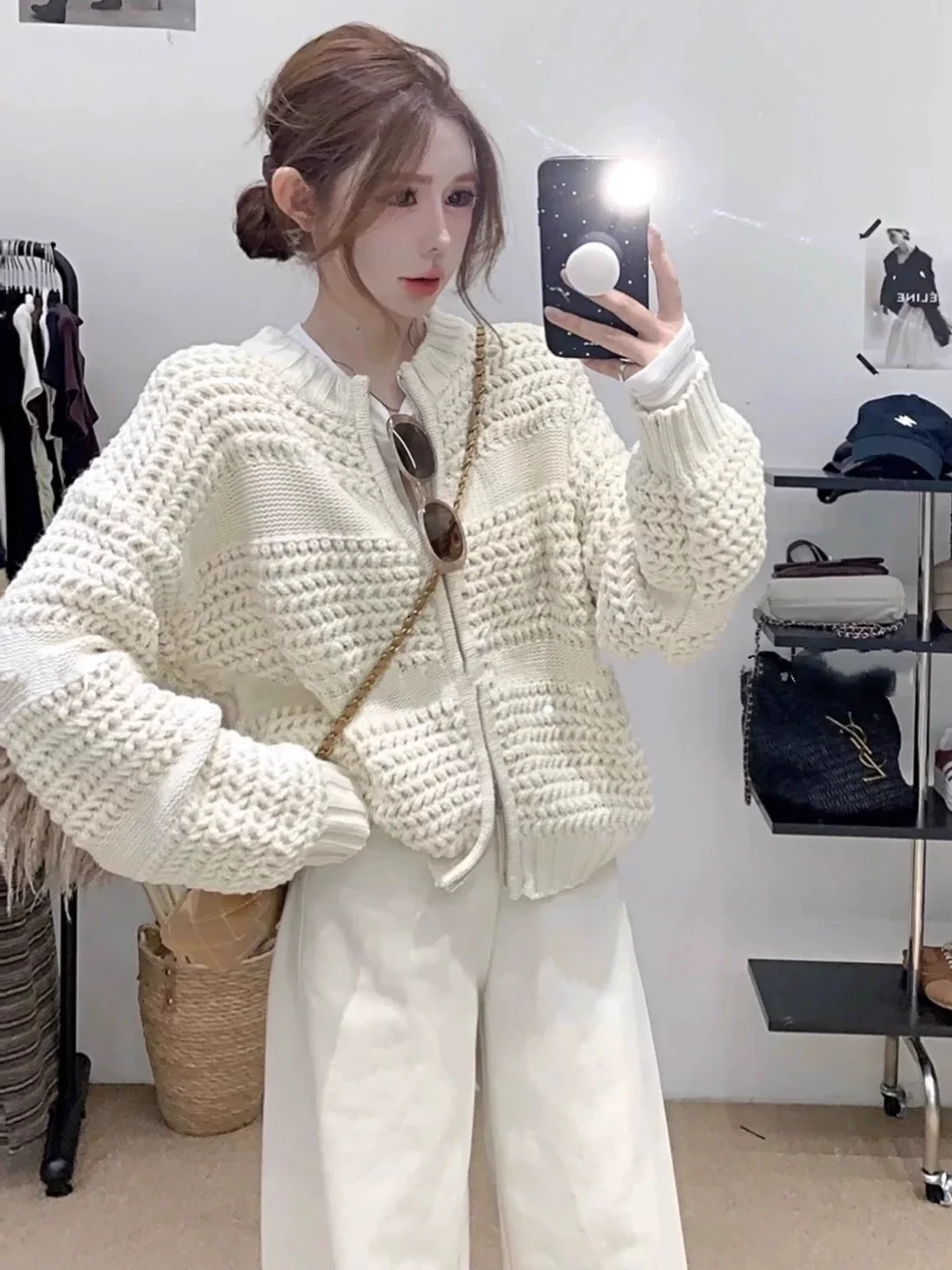 Женский вязаный свитер на молнии, пальто, осень-зима, свободный универсальный ленивый кардиган, дышащий удобный повседневный топ
Женский вязаный свитер на молнии, пальто, осень-зима, свободный универсальный ленивый кардиган, дышащий удобный повседневный топ