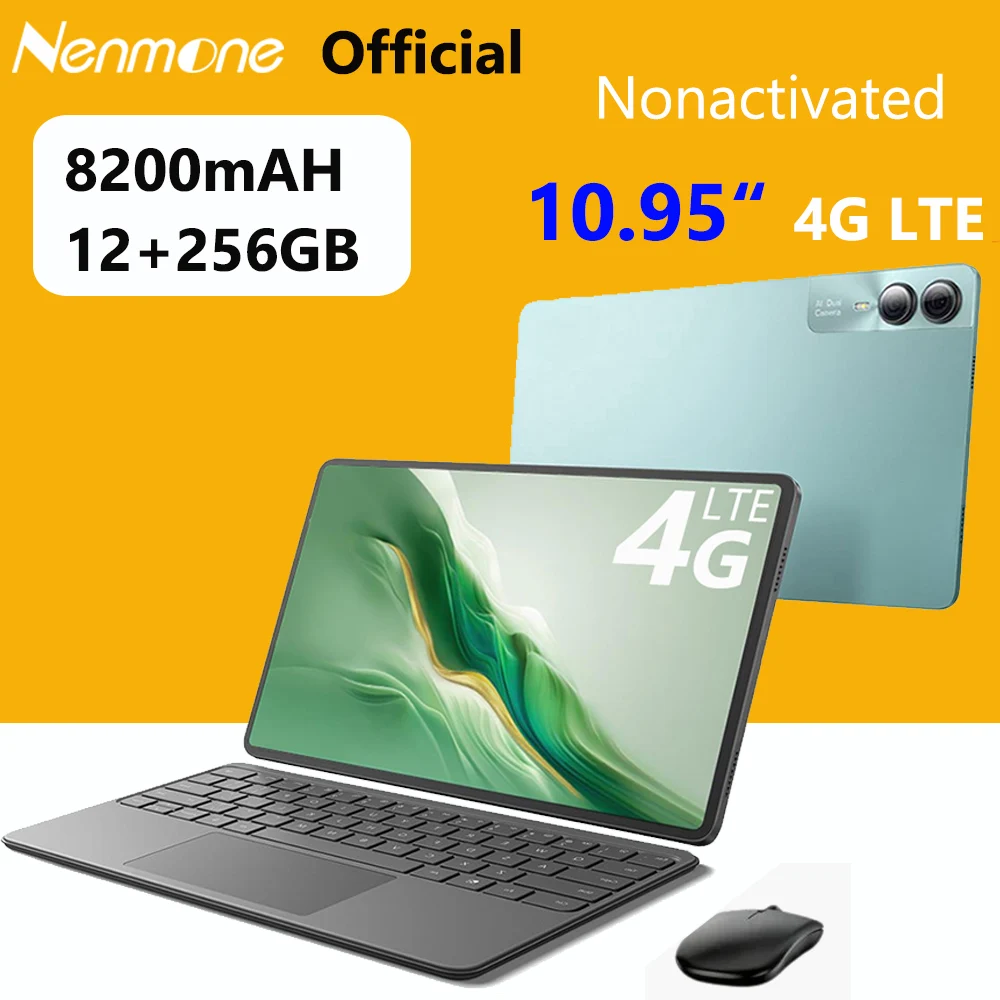 2025 Global Version Unopened Tablet Android 14 12GB 256GB 10.95 Inch 8200mAh 4G Dual SIM Phone Call GPS Bluetooth WPS Tablet 11
2025 Global Version Unopened Tablet Android 14 12GB 256GB 10.95 Inch 8200mAh 4G Dual SIM Phone Call GPS Bluetooth WPS Tablet 11