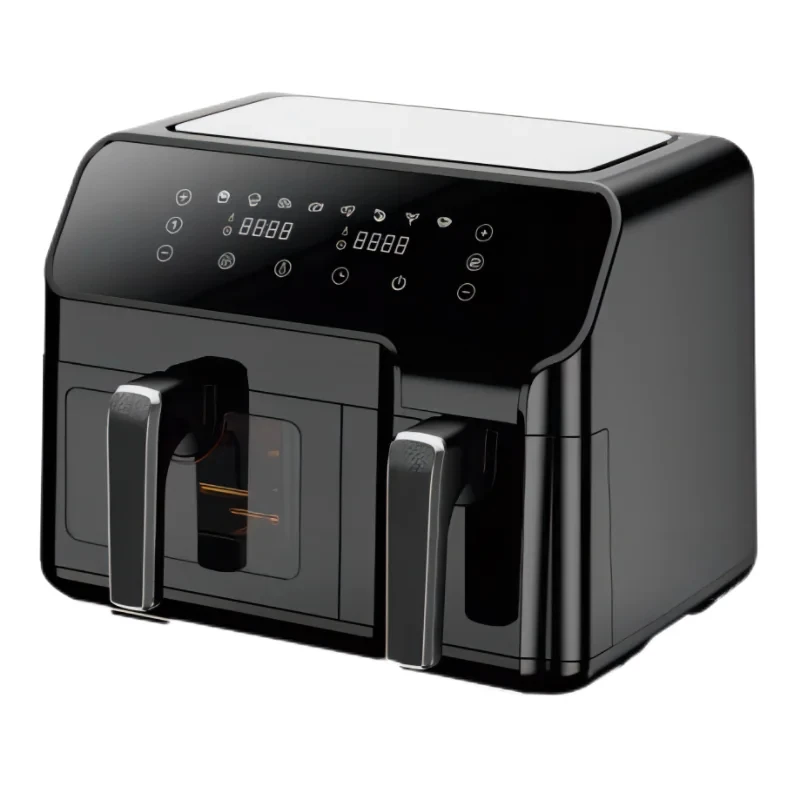 Intelligent Double Air Fryer Digital 5.5 Liters + 3.5 Liters Capacity Multifunctional Air Fryer
Intelligent Double Air Fryer Digital 5.5 Liters + 3.5 Liters Capacity Multifunctional Air Fryer