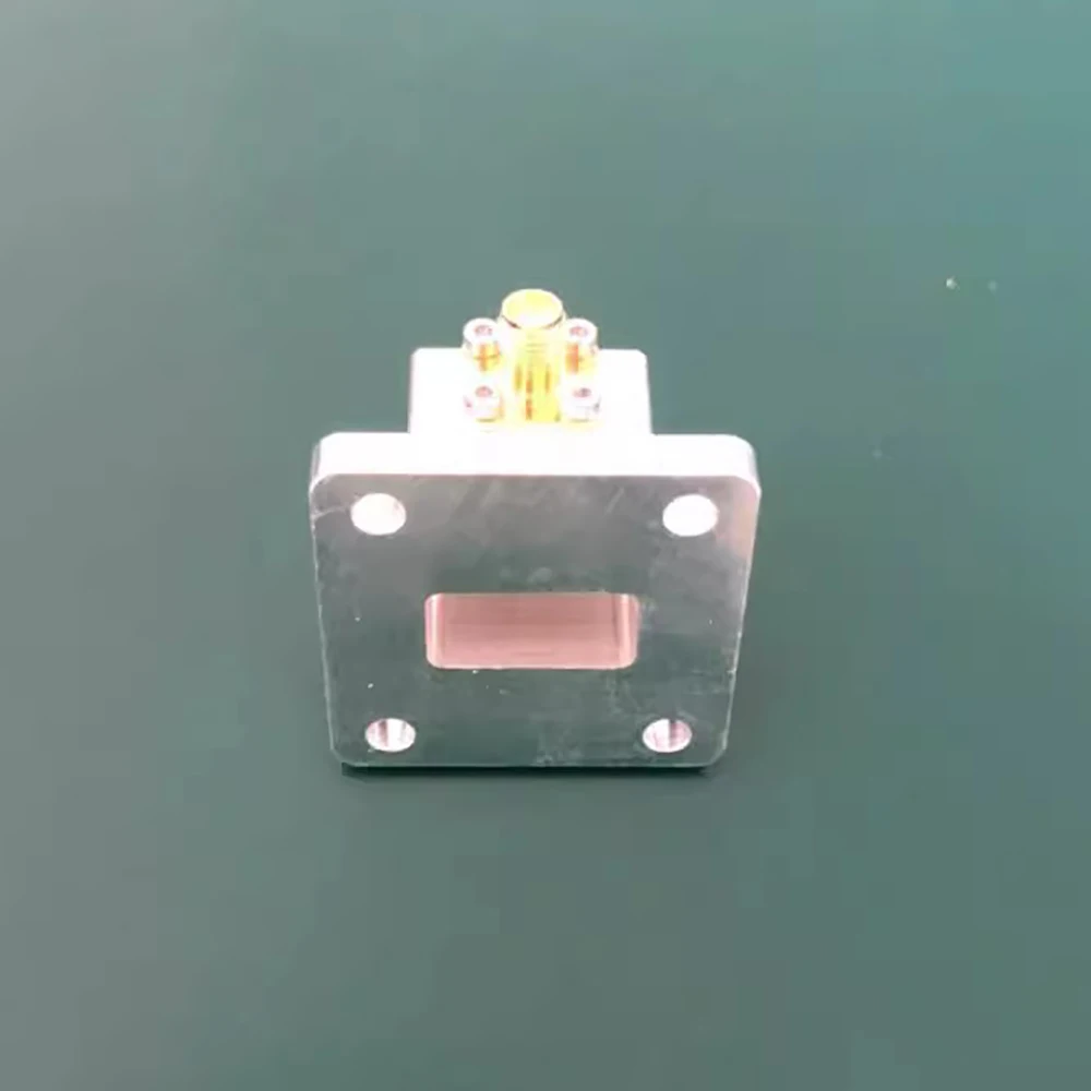 BJ120 (WR75) Waveguide to Coaxial Transition 9.84-15GHz Low VSWR 1.2 
BJ120 (WR75) Waveguide to Coaxial Transition 9.84-15GHz Low VSWR 1.2