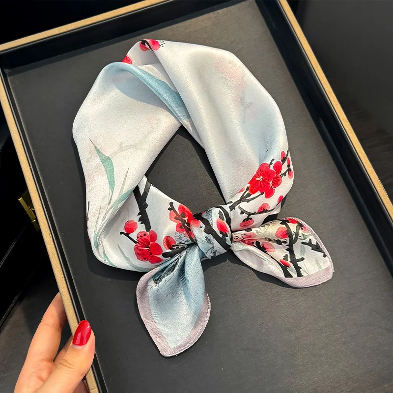 100% Silk Square Scarf Women Autumn Winter Plum Blossom Head Handkerchief for Women Neck Warmer Ladies Accessories
100% Silk Square Scarf Women Autumn Winter Plum Blossom Head Handkerchief for Women Neck Warmer Ladies Accessories