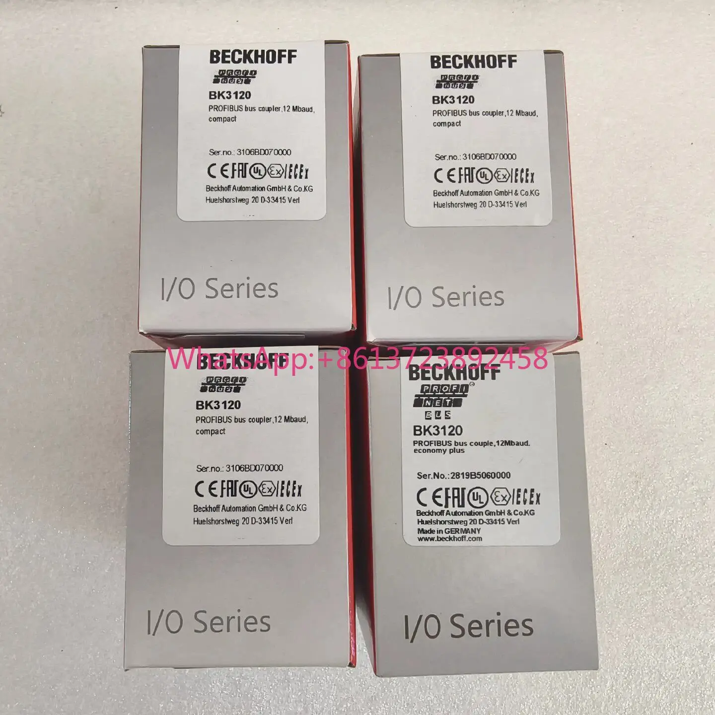 BECKHOFF EK1100 coupler, in stock
BECKHOFF EK1100 coupler, in stock