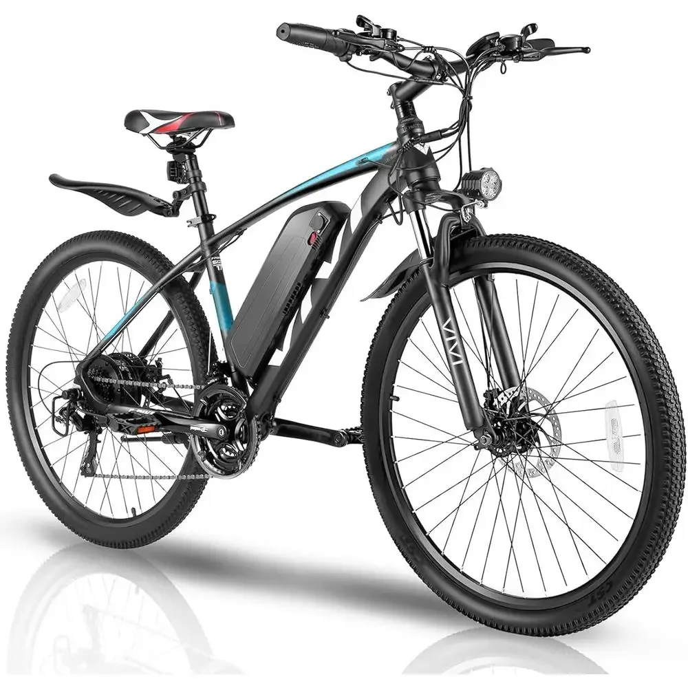 27.5 Adult Electric Mountain Bike with Cruise Control, 500W, 48V 10.4Ah Battery, 22mph, 50 Miles Range, 21-Speed
27.5 Adult Electric Mountain Bike with Cruise Control, 500W, 48V 10.4Ah Battery, 22mph, 50 Miles Range, 21-Speed