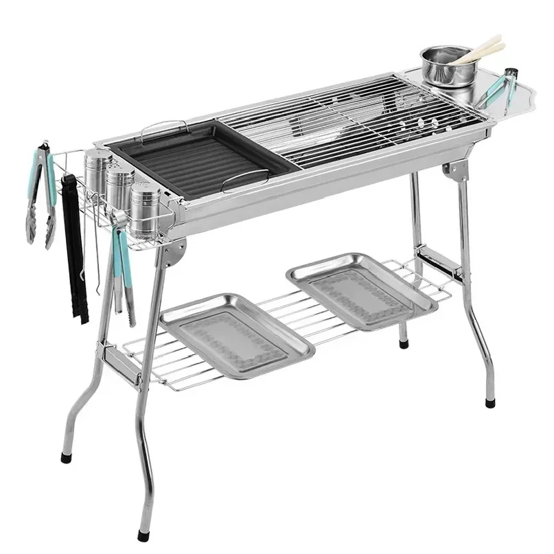 Stainless Steel Charcoal Grill Barbecue Tool Portable Free Installation Handle Folding BBQ Cooking Grid For Park
Stainless Steel Charcoal Grill Barbecue Tool Portable Free Installation Handle Folding BBQ Cooking Grid For Park