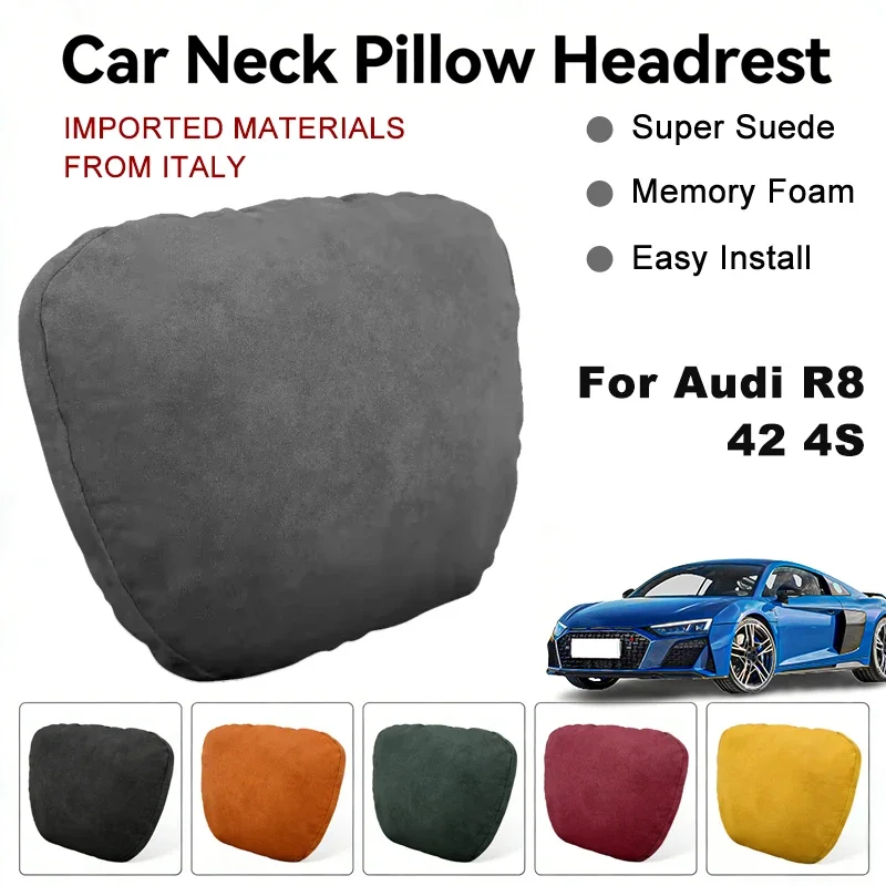 Italy Suede Car Neck Rest Pillow For Audi R8 42 4S Seat Head Neck Support Cushion Auto Interior Accessories
Italy Suede Car Neck Rest Pillow For Audi R8 42 4S Seat Head Neck Support Cushion Auto Interior Accessories