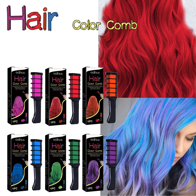 Temporary Hair Color Comb - 6 Vibrant Shades, Non-Damaging Formula, Quick Color Change, Washable, For Parties & Cosplay
Temporary Hair Color Comb - 6 Vibrant Shades, Non-Damaging Formula, Quick Color Change, Washable, For Parties & Cosplay