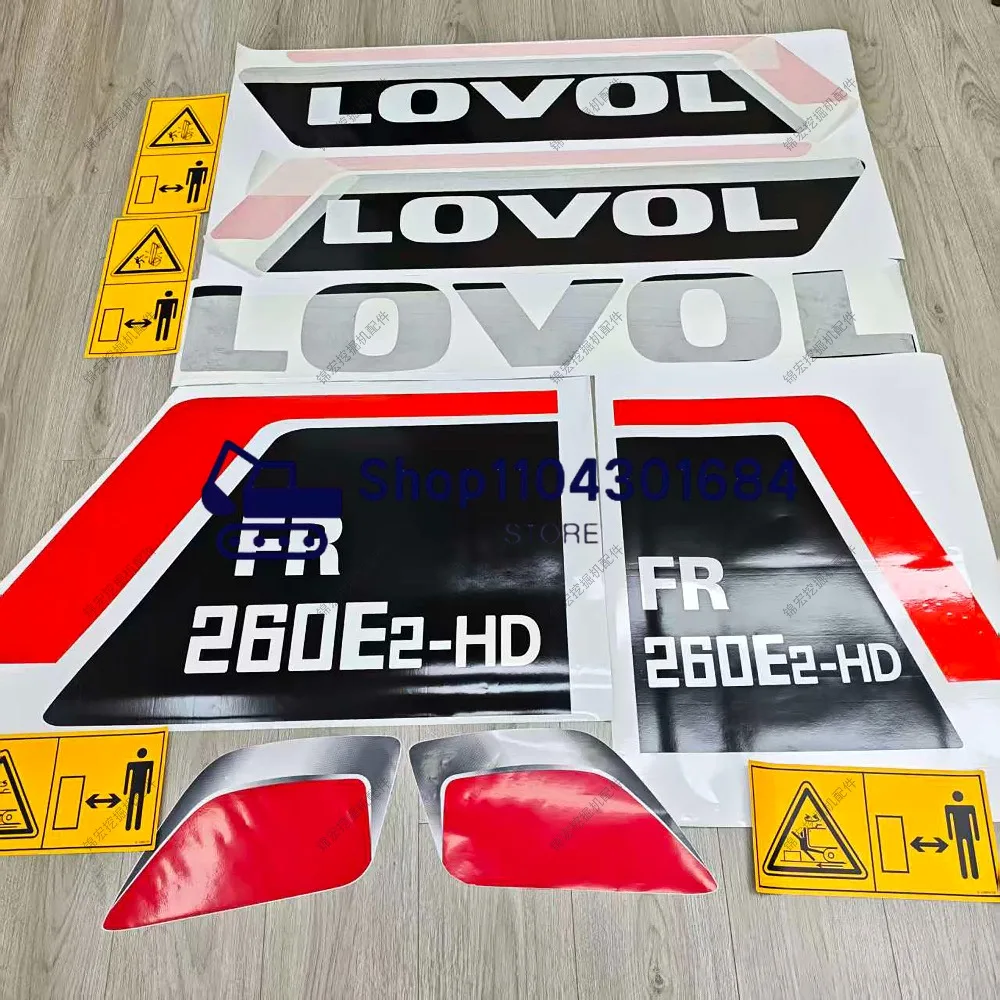 Комплект наклеек для экскаваторов Lovol: новые стикеры для FR220D2/FR220E2/FR225/FR260E2/FR260E2-HD/FR300E-H/FR300E2
Комплект наклеек для экскаваторов Lovol: новые стикеры для FR220D2/FR220E2/FR225/FR260E2/FR260E2-HD/FR300E-H/FR300E2