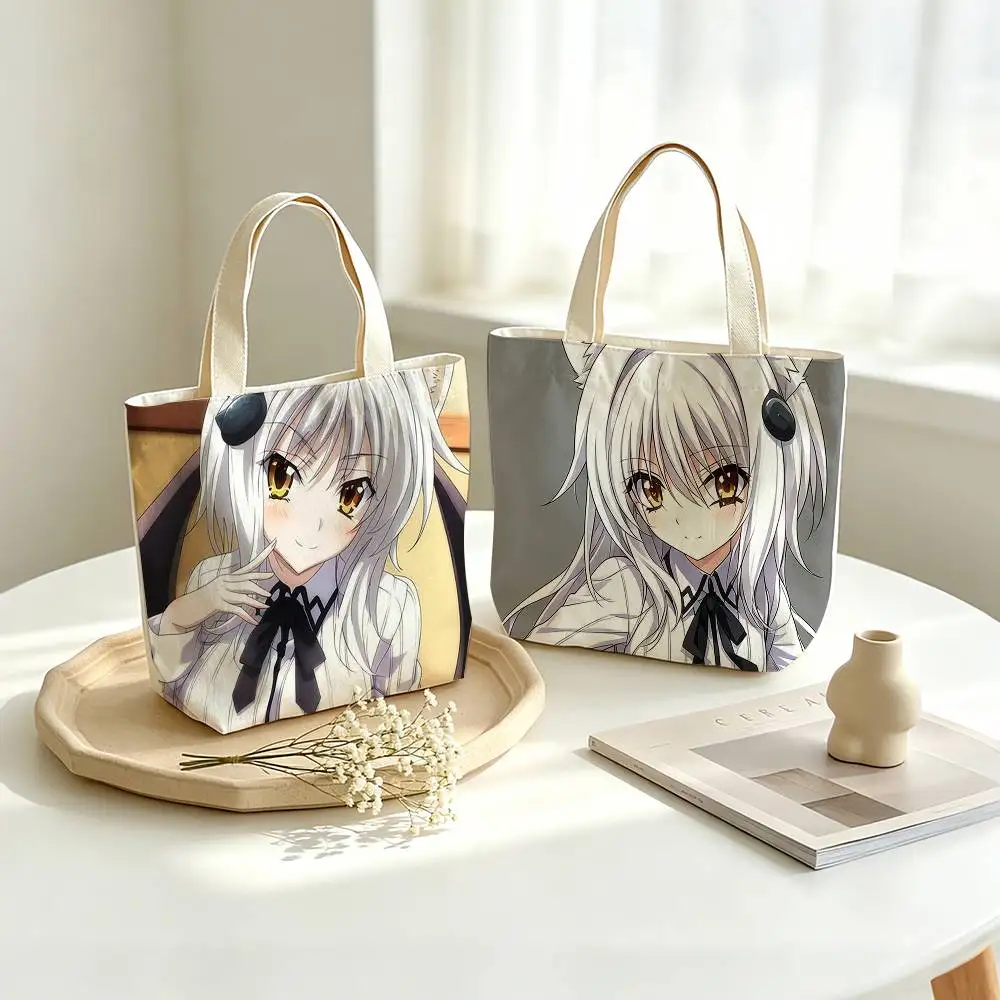 CUTE High School DxD Koneko T-Toujou Printed Canvas Tote Bag Shoulder Bag Commuter Mommy Shopping Bag
CUTE High School DxD Koneko T-Toujou Printed Canvas Tote Bag Shoulder Bag Commuter Mommy Shopping Bag