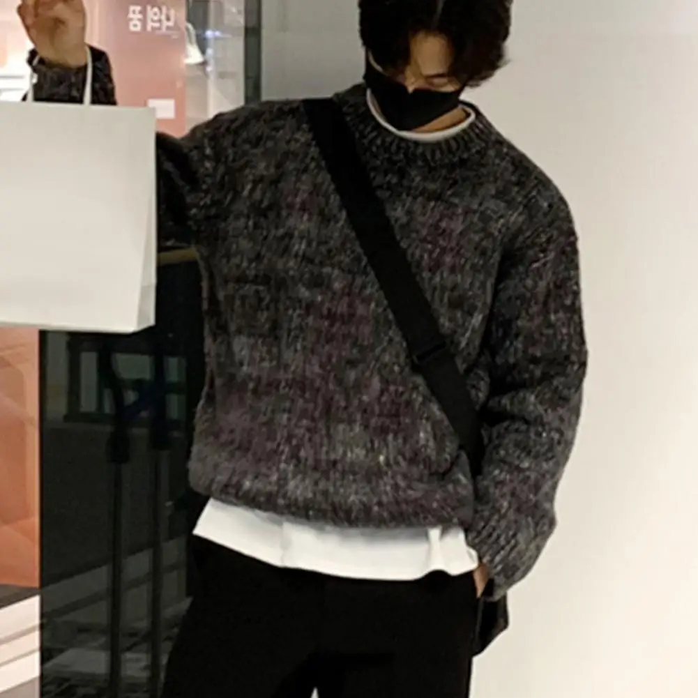 Men Sweater Cozy Retro Knitted Men's Sweater with Long Sleeve Pullover Warm Elastic Mid Length Design for Fall Winter Knitted
Men Sweater Cozy Retro Knitted Men's Sweater with Long Sleeve Pullover Warm Elastic Mid Length Design for Fall Winter Knitted