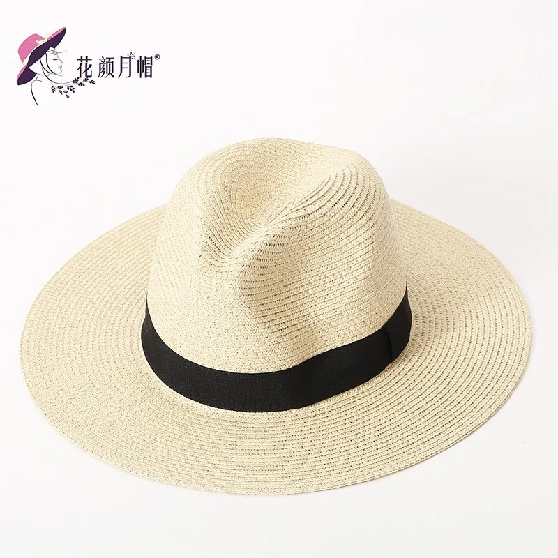 Korean version of men's Panama straw woven men's jazz top vacation beach sun protection hat
Korean version of men's Panama straw woven men's jazz top vacation beach sun protection hat