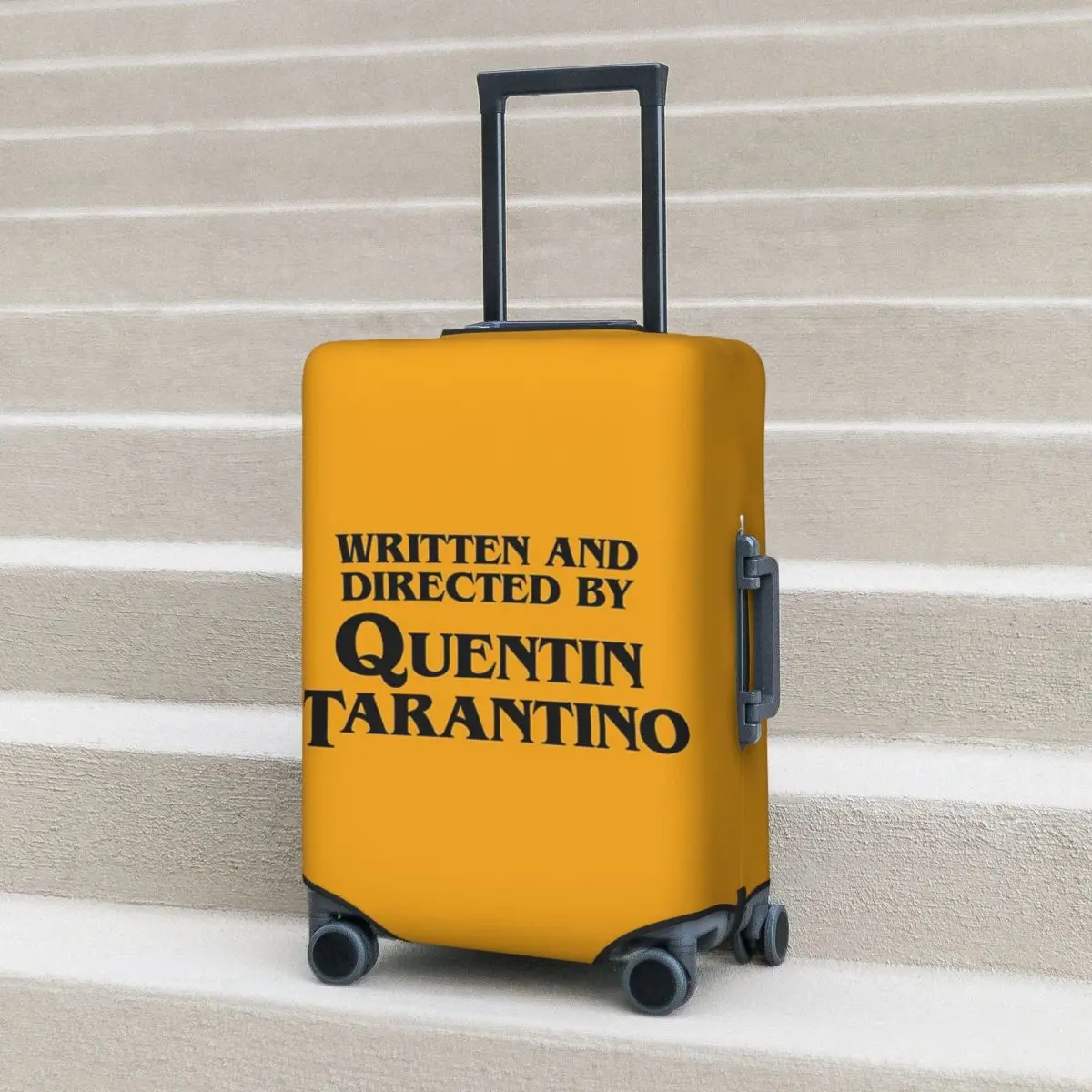 Written And Directed By Quentin Tarantino Suitcase Cover Protection Elastic Travel Luggage Protector Covers for 18-32 Inch
Written And Directed By Quentin Tarantino Suitcase Cover Protection Elastic Travel Luggage Protector Covers for 18-32 Inch