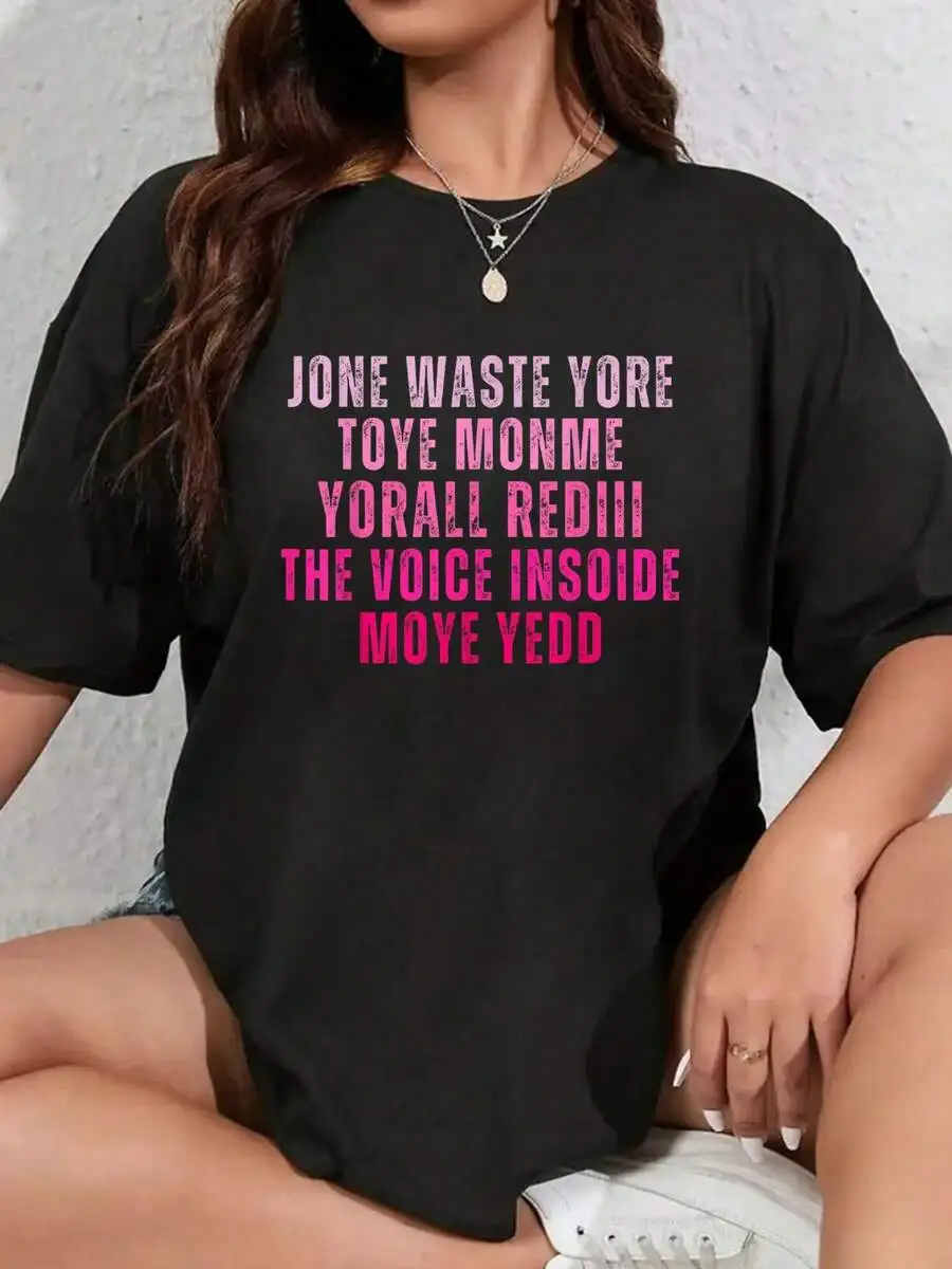 100% Cotton Funny Quote Tee Women Relaxed Fit Summer Casual Top
100% Cotton Funny Quote Tee Women Relaxed Fit Summer Casual Top