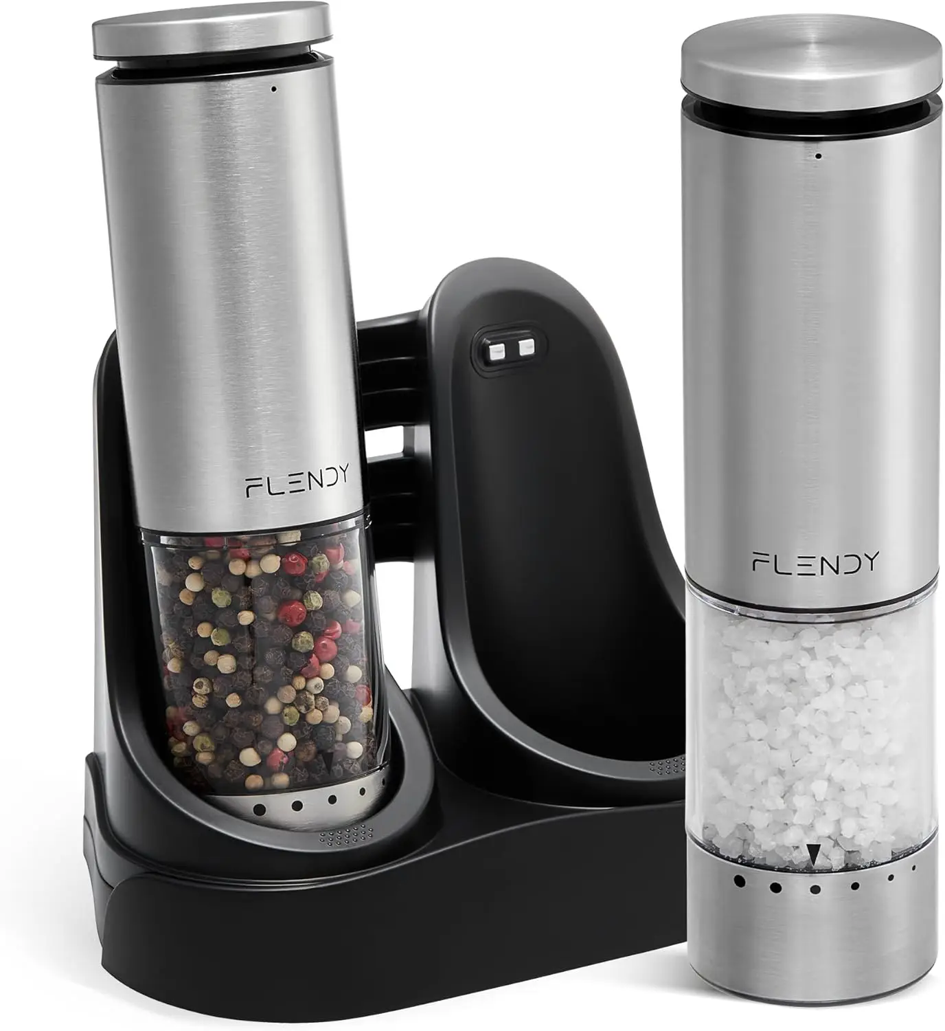 Rechargeable Electric Salt and Pepper Grinder Set, Stainless Steel with USB-C Charging, Automatic One-Hand Operation
Rechargeable Electric Salt and Pepper Grinder Set, Stainless Steel with USB-C Charging, Automatic One-Hand Operation