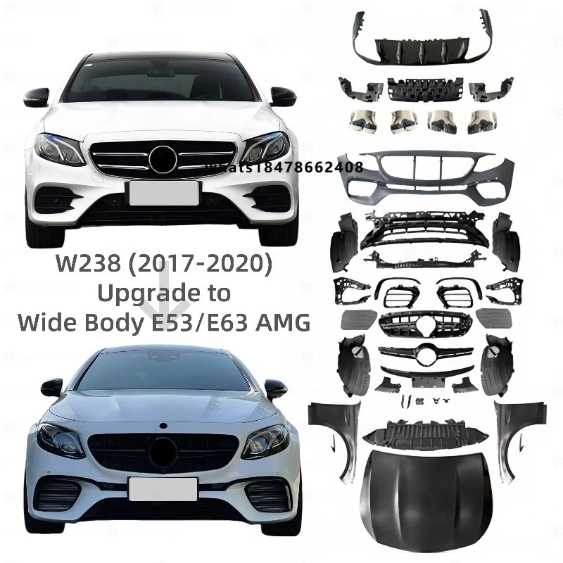 Original Quality Auto Car Modification for Benz 2016-2020 C238 Facelift to Wide Body E63 Bodykit Front Rear Bumper Fender
Original Quality Auto Car Modification for Benz 2016-2020 C238 Facelift to Wide Body E63 Bodykit Front Rear Bumper Fender