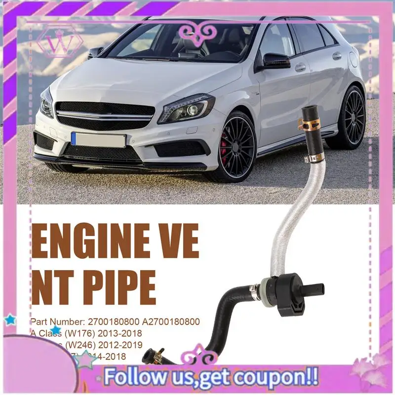 Latest Engine Vent Pipe For Mercedes Benz W176 A180 W246 B200 C117 CLA180 A B GLA CLASS 2700180800 A2700180800
Latest Engine Vent Pipe For Mercedes Benz W176 A180 W246 B200 C117 CLA180 A B GLA CLASS 2700180800 A2700180800
