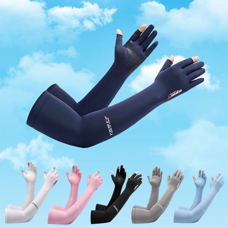 UV Solar Arm Sleeves Men Cycling Gloves Hand Long Sleeves Driving Arm Cover Summer Woman Cool Muff Sun Protection Motorcyclist
UV Solar Arm Sleeves Men Cycling Gloves Hand Long Sleeves Driving Arm Cover Summer Woman Cool Muff Sun Protection Motorcyclist