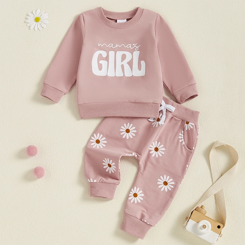 Infant Newborn Baby Girl Clothes 2PCS Sets Letter Print Long Sleeve Sweatshirt Top Pants Outfit Baby Tracksuit Set Spring Autumn
Infant Newborn Baby Girl Clothes 2PCS Sets Letter Print Long Sleeve Sweatshirt Top Pants Outfit Baby Tracksuit Set Spring Autumn