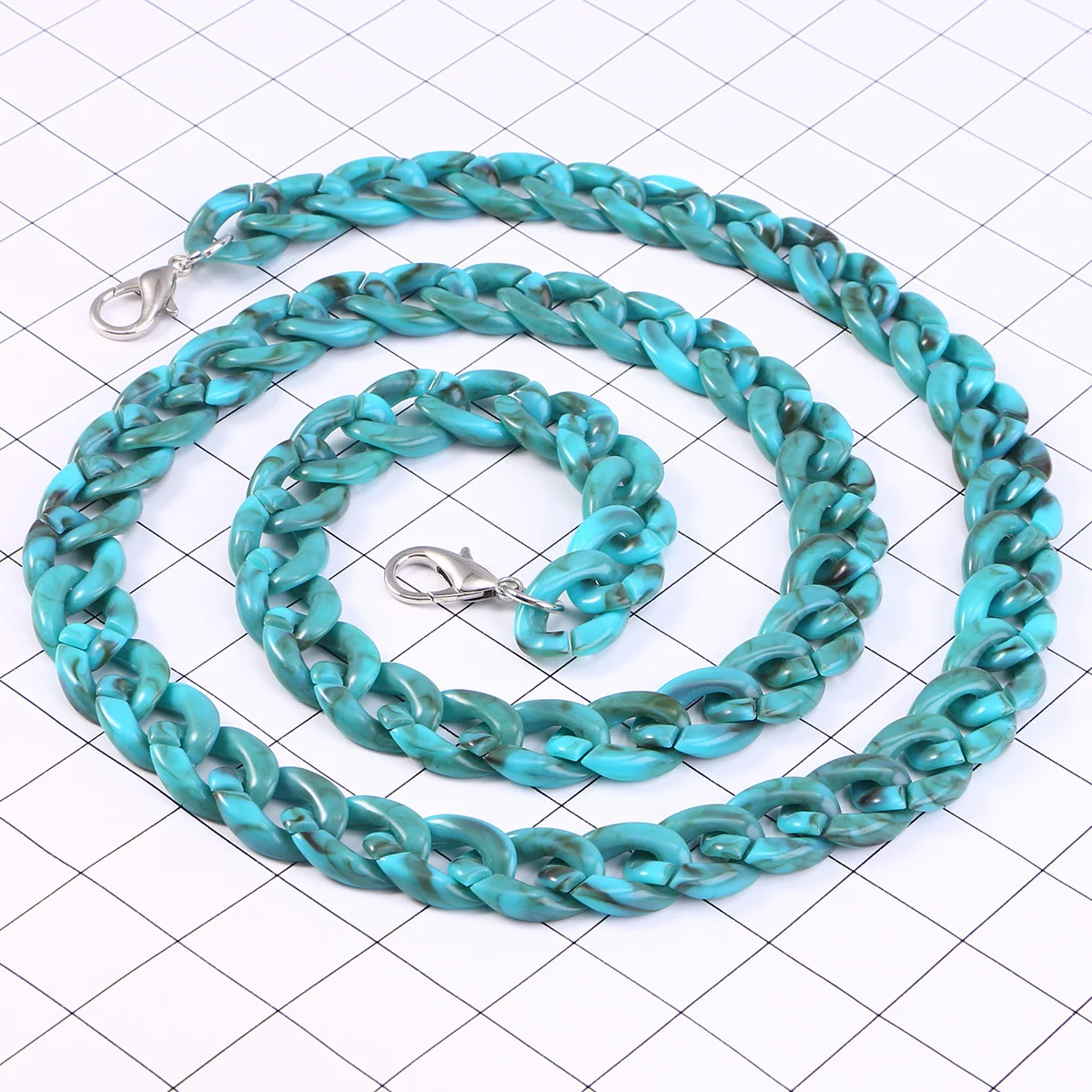 120cm Resin Chain for Women Bags Perfect Accessory for Parties Travel Business Turquoise Bag Strap Bag Straps Replacement
120cm Resin Chain for Women Bags Perfect Accessory for Parties Travel Business Turquoise Bag Strap Bag Straps Replacement