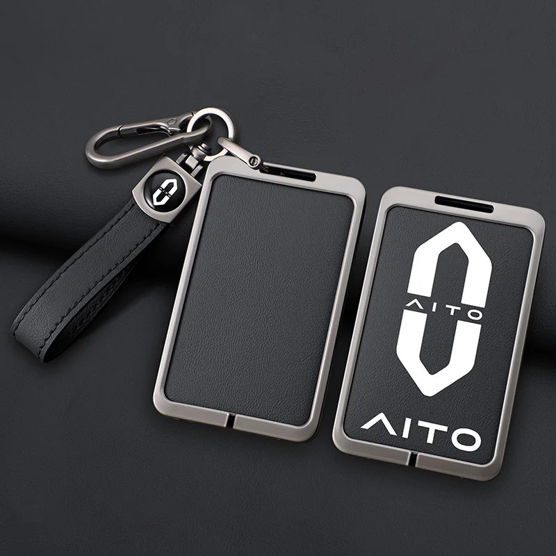 Car Smart Card Key Cover Case Leather Keyring Bag Zinc Alloy Protector Shell Holder Fob For Aito M5 M7 Keychain Auto Accessories
Car Smart Card Key Cover Case Leather Keyring Bag Zinc Alloy Protector Shell Holder Fob For Aito M5 M7 Keychain Auto Accessories