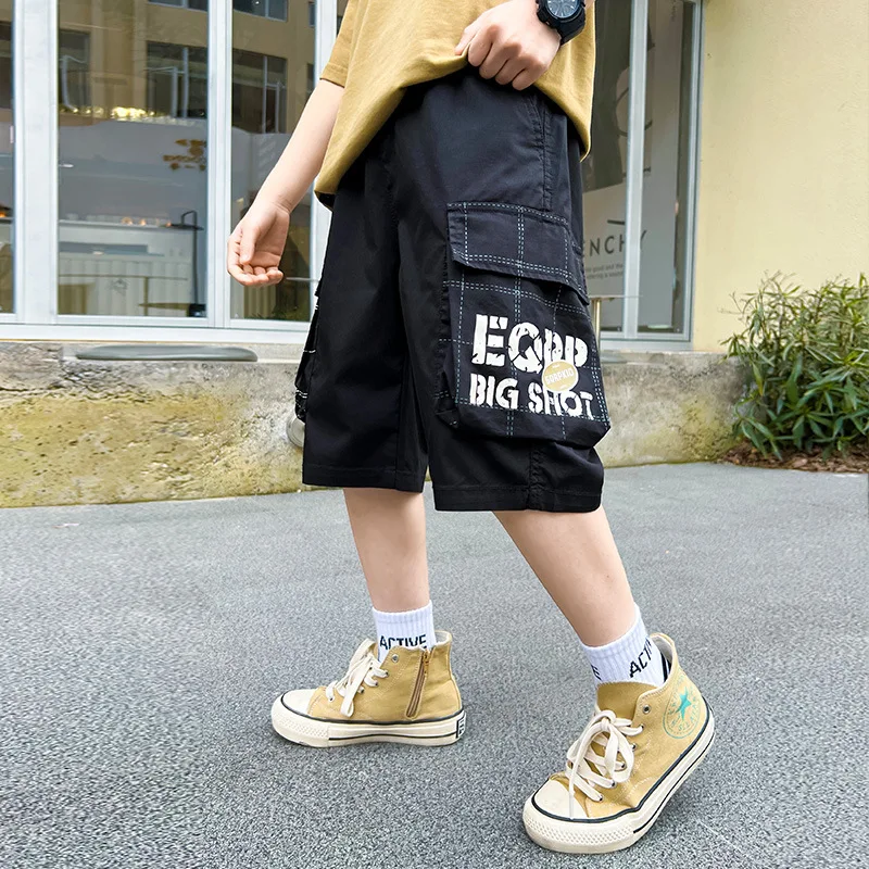 Summer Fashion Kids Shorts Boys Black Color Breathable Shorts Children Casual Elastic Waist Sports Short Pants 8 10 12 14 Years
Summer Fashion Kids Shorts Boys Black Color Breathable Shorts Children Casual Elastic Waist Sports Short Pants 8 10 12 14 Years