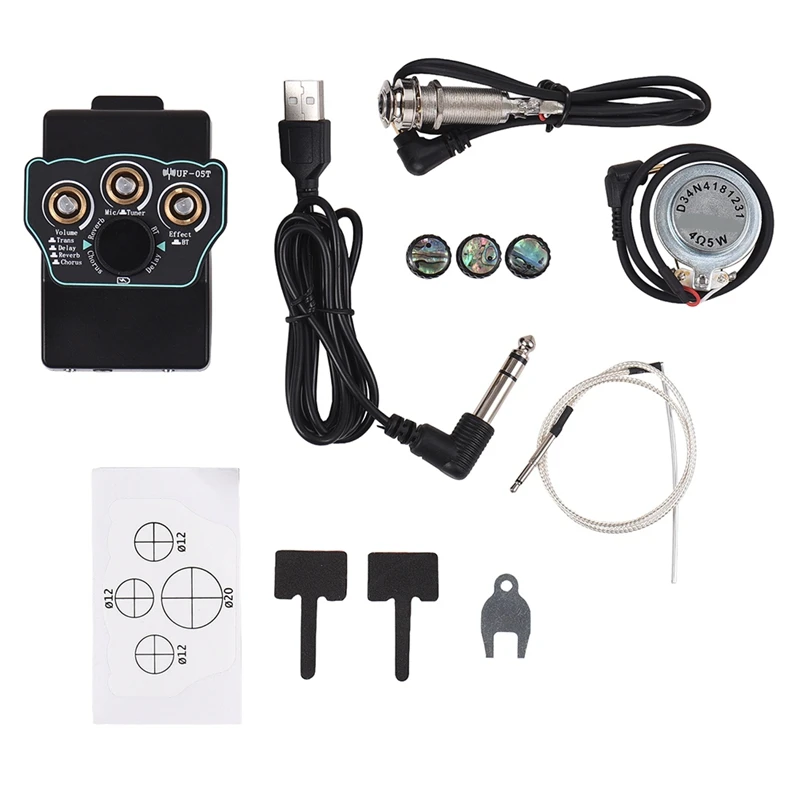 Guitar Pickup Classical Guitar Pickup Vibration Pickup BT Accompaniment Resonance Pickup 3-Band EQ Equalizer Acoustic
Guitar Pickup Classical Guitar Pickup Vibration Pickup BT Accompaniment Resonance Pickup 3-Band EQ Equalizer Acoustic