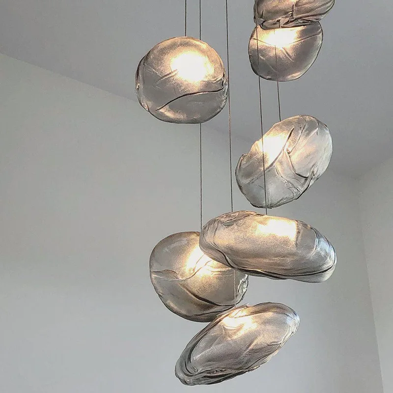 Colorful Textured Glass Cloud Pendant Lights Dining Table Postmodern Lighting Fixture Bedroom Hanging Lamp Stair Case Chandelier
Colorful Textured Glass Cloud Pendant Lights Dining Table Postmodern Lighting Fixture Bedroom Hanging Lamp Stair Case Chandelier