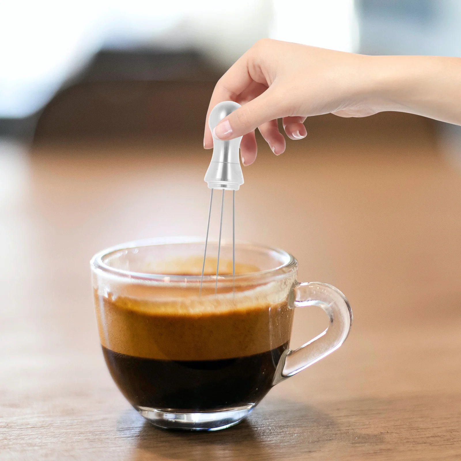 Coffee Distributor Stainless Steel Even Distribution Tool For Espresso Coffee Stirrer Tamper Kitchen Bar
Coffee Distributor Stainless Steel Even Distribution Tool For Espresso Coffee Stirrer Tamper Kitchen Bar