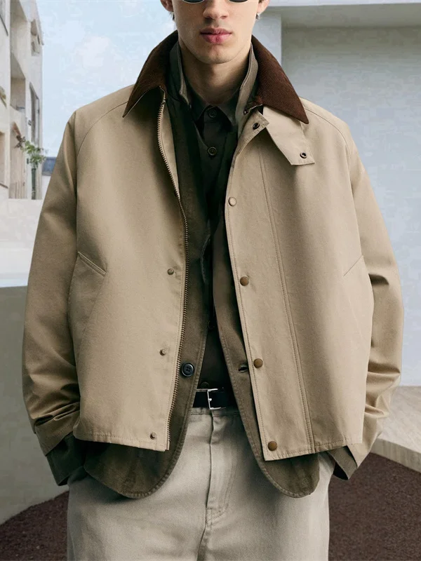 Faionable Casual Men's Jaet New Autumn Tech Fabric Color Blo Collar Outerwear Stand Fit Polyester Spring Autumn
Faionable Casual Men's Jaet New Autumn Tech Fabric Color Blo Collar Outerwear Stand Fit Polyester Spring Autumn